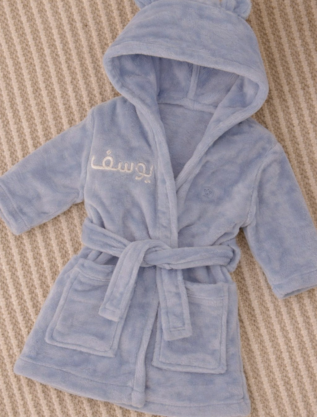 Signature Soft Robe – Dusky Blue